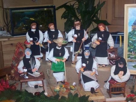 mes cr&eacute;ations petits moines d'Orval